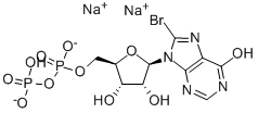 8-BROMOINOSINE 5'-DIPHOSPHATE SODIUM SALT 结构式