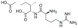 L-arginyl-isoleucine acetate 结构式