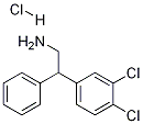 2-(3,4-二氯苯基)-2-苯基乙烷-1-胺盐酸盐 结构式