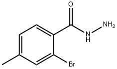 2-溴-4-甲基苯甲酰肼 结构式