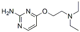 4-(2-diethylaminoethoxy)pyrimidin-2-amine 结构式