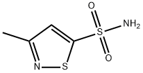 3-甲基异噻唑-5-磺酰胺 结构式