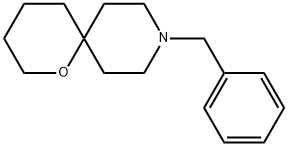 1-Oxa-9-azaspiro[5.5]undecane, 9-(phenylMethyl)- 结构式