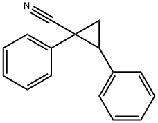 1,2-Diphenylcyclopropanecarbonitrile 结构式