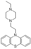 10-(2-(4-Ethyl-1-piperazinyl)ethyl)phenothiazine 结构式