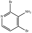 3-氨基-2,4-二溴吡啶 结构式