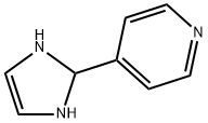 Pyridine, 4-(2,3-dihydro-1H-imidazol-2-yl)- (9CI) 结构式