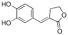 2(3H)-Furanone, 3-[(3,4-dihydroxyphenyl)methylene]dihydro-, (E)- (9CI) 结构式