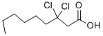 2,2-二氯辛酸 结构式