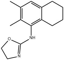 1-NAPHTHYLAMINE, 5,6,7,8-TETRAHYDRO-2,3-DIMETHYL-N-(2-OXAZOLINYL)- 结构式