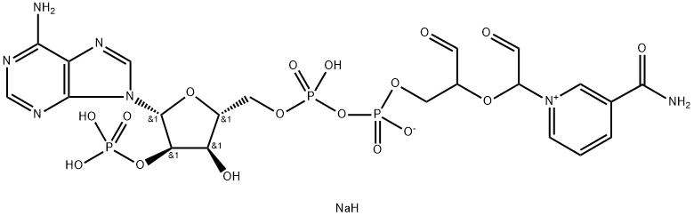 BETA-NADP-DIALDEHYDE SODIUM SALT 结构式