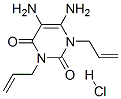 1,3-Diallyl-5,6-diaminouracil hydrochloride 结构式