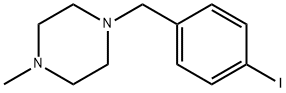 1-(4-IODOBENZYL)-4-METHYLPIPERAZINE 结构式