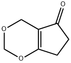 6,7-二氢环戊并[D][1,3]二噁英-5(4H)-酮 结构式
