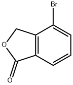 4-溴-2-苯并呋喃-1(3H)-酮 结构式