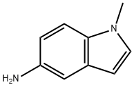 1-甲基-1H-吲哚-5-胺 结构式