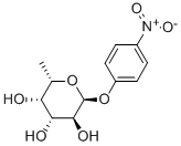 4-硝基苯-Α-L-吡喃海藻糖苷 结构式