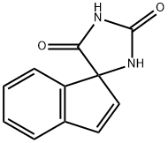 Spiro[imidazolidine-4,1-[1H]indene]-2,5-dione 结构式