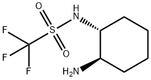 N-[(1R,2R)-2-AMINOCYCLOHEXYL]-1,1,1-TRIFLUORO- METHANESULFONAMIDE 结构式