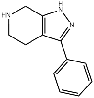 4,5,6,7-四氢-3-苯基-1H-吡唑并[3,4-C]吡啶 结构式