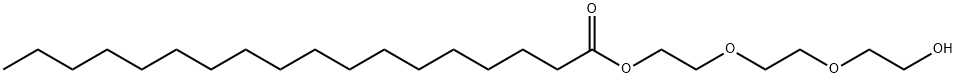 三乙撑乙二醇单硬脂酸酯 结构式
