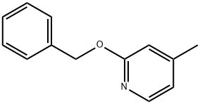 2-phenylmethyloxy-4-methylpyridine 结构式