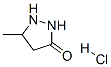 5-甲基-吡唑-3-酮 单盐酸盐 结构式