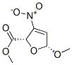 2-Furancarboxylicacid,2,5-dihydro-5-methoxy-3-nitro-,methylester,(2S-cis)-(9CI) 结构式