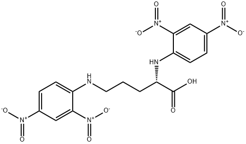 N-N-DI-2-4-DNP-L-ORNITHINE CRYSTALLINE 结构式