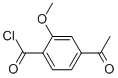 Benzoyl chloride, 4-acetyl-2-methoxy- (9CI) 结构式