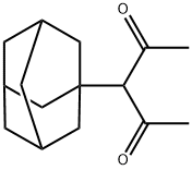 3-(1-金刚烷基)-2,4-戊二酮 结构式