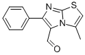 3-METHYL-6-PHENYLIMIDAZO[2,1-B]THIAZOLE-5-CARBOXALDEHYDE 结构式