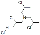 2-chloro-N,N-bis(2-chloropropyl)propan-1-amine hydrochloride 结构式