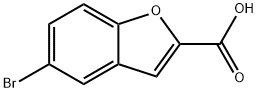 5-溴苯并呋喃-2-羧酸 结构式