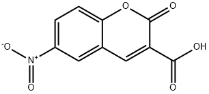 6-硝基-2-氧代-2H-1-苯并吡喃-3-羧酸 结构式