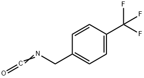 4-(三氟甲基L)苄基异氰酸酯 结构式