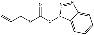1-(烯丙氧基碳氧基)-1H-苯并三唑 结构式
