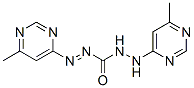 1,5-bis(6-methyl-4-pyrimidyl)carbazone 结构式