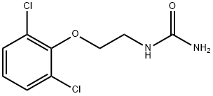 (2-(2,6-DICHLOROPHENOXY)ETHYL)UREA 结构式