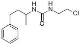 1-(2-Chloroethyl)-3-(1-methyl-3-phenylpropyl)urea 结构式