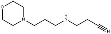 3-(3-吗啡啉丙胺)丙氰 结构式