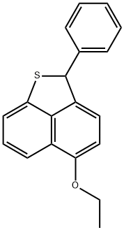 5-Ethoxy-2-phenyl-2H-naphtho[1,8-bc]thiophene 结构式