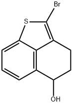 2-Bromo-4,5-dihydro-3H-naphtho[1,8-bc]thiophen-5-ol 结构式