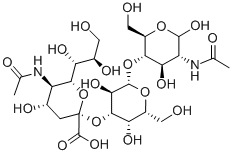 3'-SIALYL-N-ACETYLLACTOSAMINE 结构式