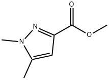 1,5-二甲基-1H-吡唑-3-甲酸甲酯 结构式