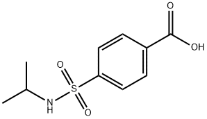 4-[(ISOPROPYLAMINO)SULFONYL]BENZOIC ACID 结构式