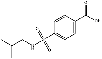 4-[(2-甲基丙基)氨磺酰]苯甲酸 结构式