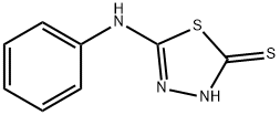 5-苯氨基-1,3,4-噻二唑-2(3H)-硫酮 结构式