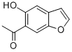 1-(5-HYDROXYBENZOFURAN-6-YL)ETHANONE 结构式