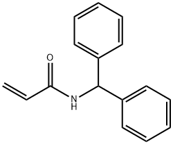 N-二苯基甲基丙烯酰胺 结构式